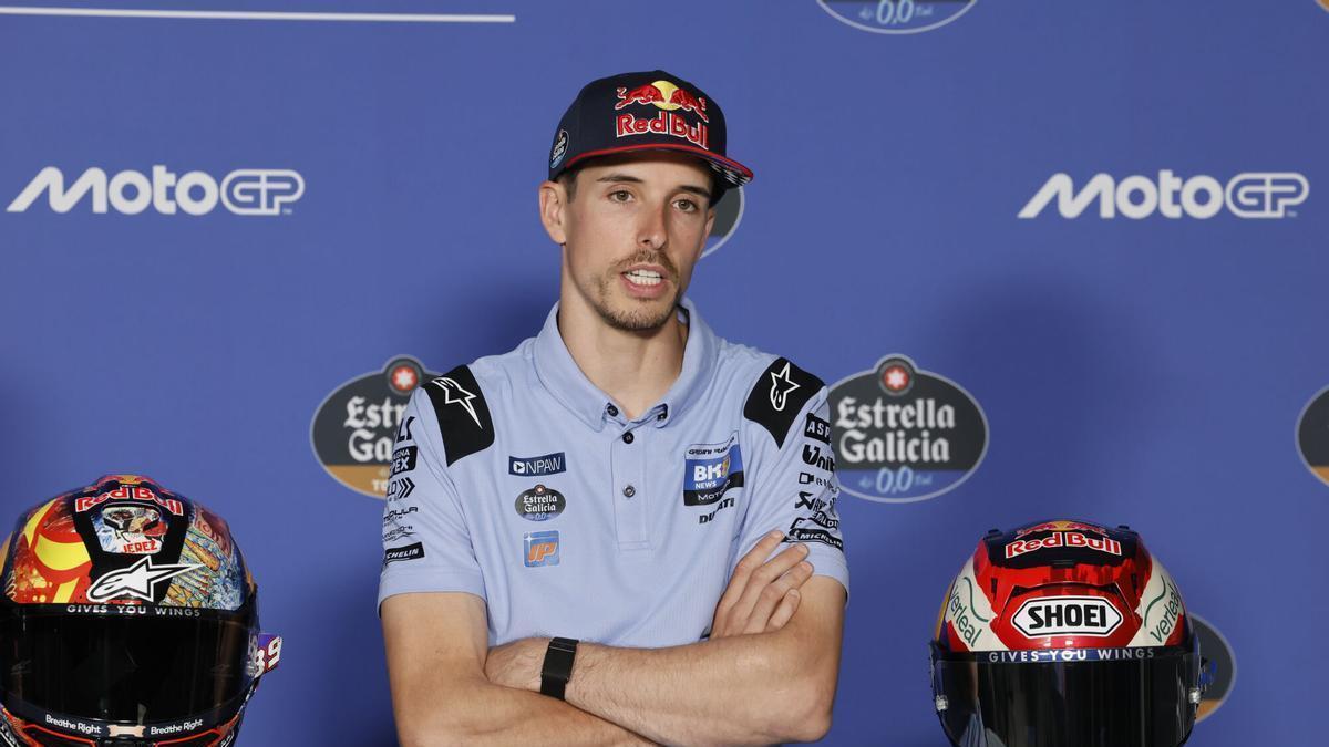 Àlex Márquez, en rueda de prensa