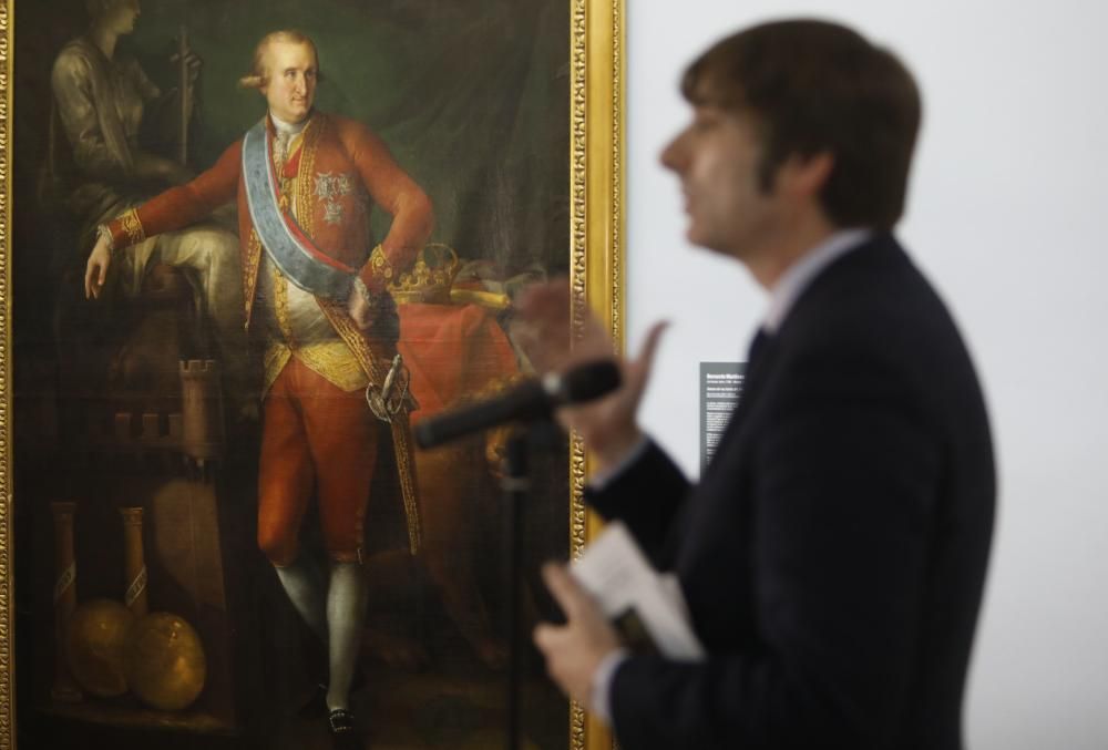 Inauguración de la nueva exposición de Goya en el Bellas Artes