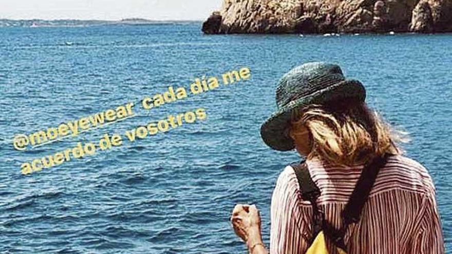 Cari Lapique, de vacaciones en Mallorca con su hermana Miriam