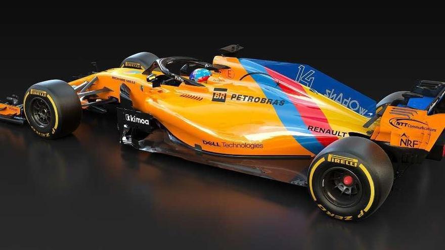 Diseño especial de McLaren para el adiós de Fernando Alonso