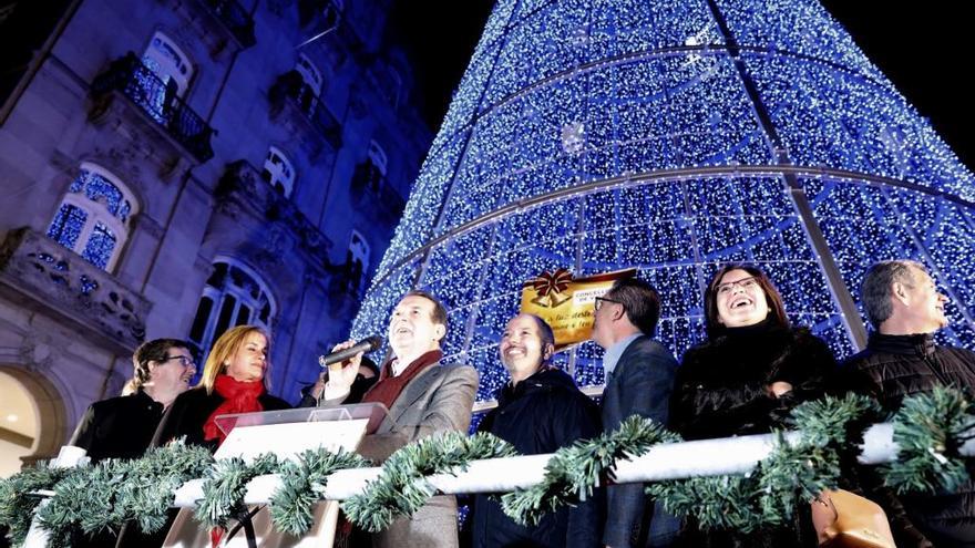 Seis pantallas gigantes retransmitirán en directo el encendido de Navidad