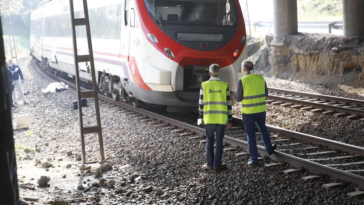 Atropello mortal en la línea de Renfe.