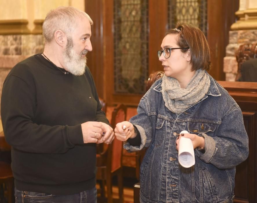 Pleno municipal en A Coruña 6 de marzo