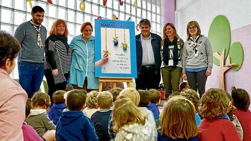 El programa navideño fue presentado en la escoleta municipal.