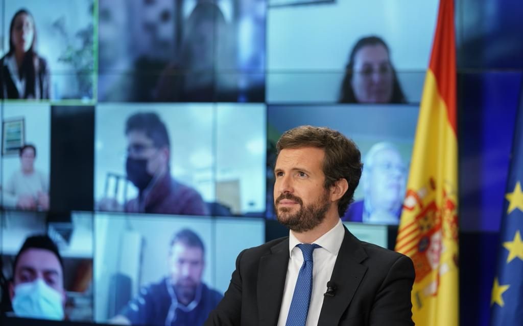 Pablo Casado en el balance del año político.