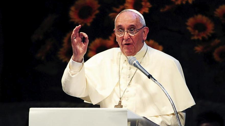 El Papa Francisco durante su visita a Corea del Sur.