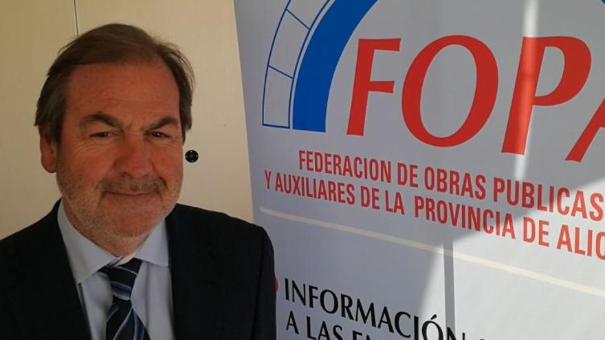 Los constructores de obra pública reeligen a Javier Verdú como presidente de FOPA