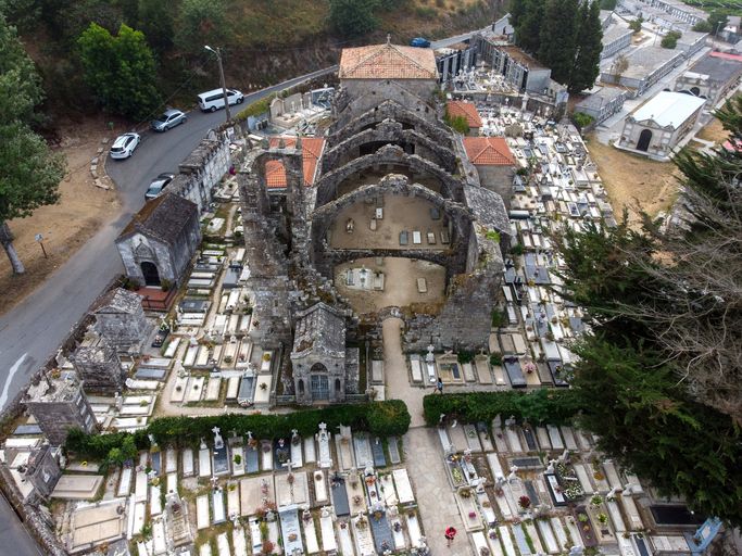 Cementerio de Santa Mariña de Dozo en Cambados (Pontevedra).