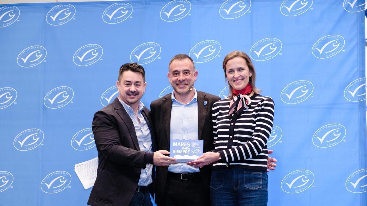 Entrega del premi a Globalimar Europa.