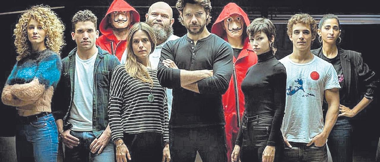 La casa de papel. Principios de 2021. Netflix