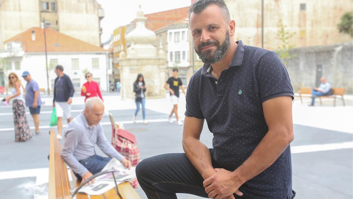 Anxo Baz, candidato por el BNG a la alcaldía de A Guarda