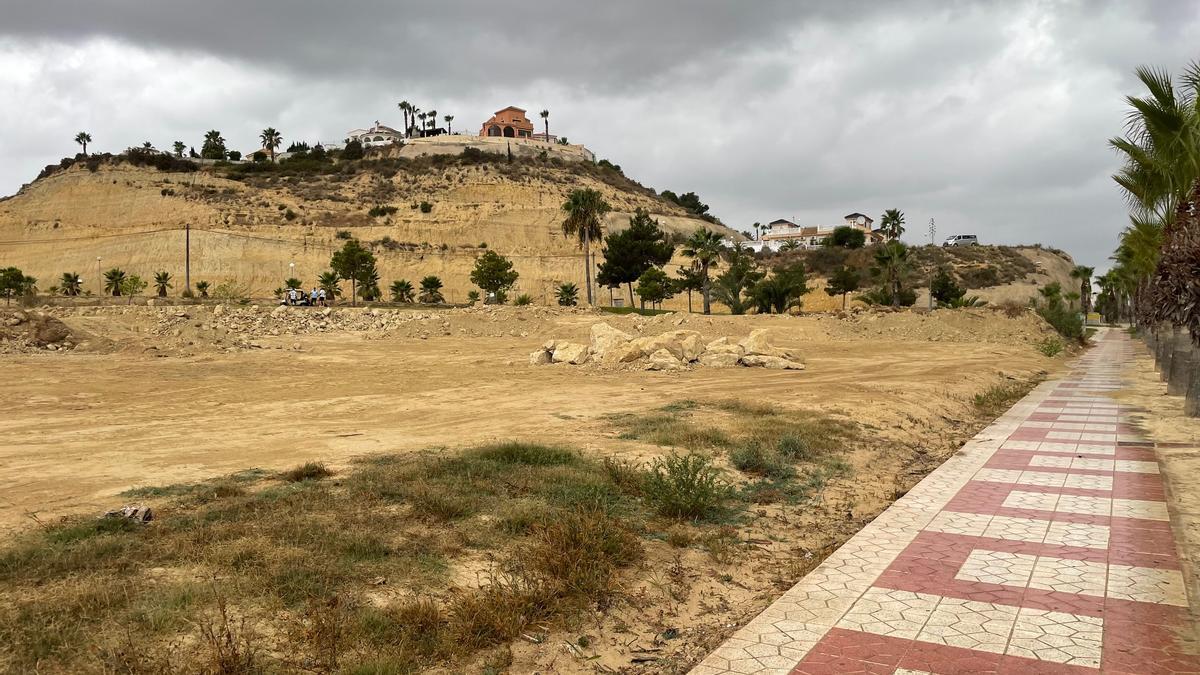 Aspectos de los acopios sobre el terreno del campo de golf