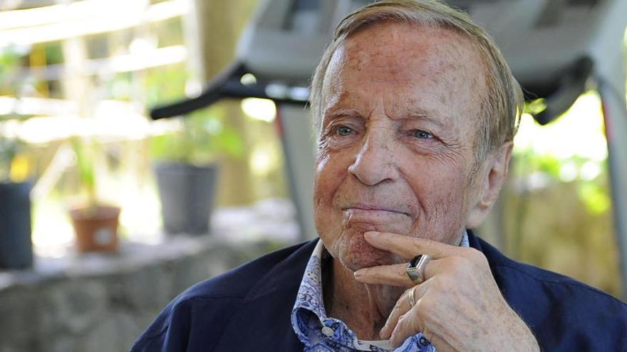 El director de cine italiano Franco Zeffirelli.