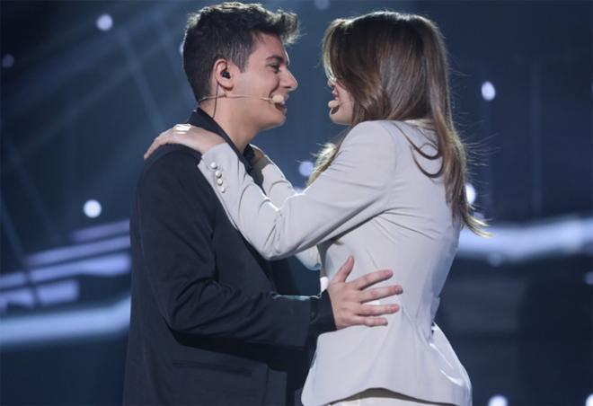 Alfred y Amaia en la gala #OTEurovisión