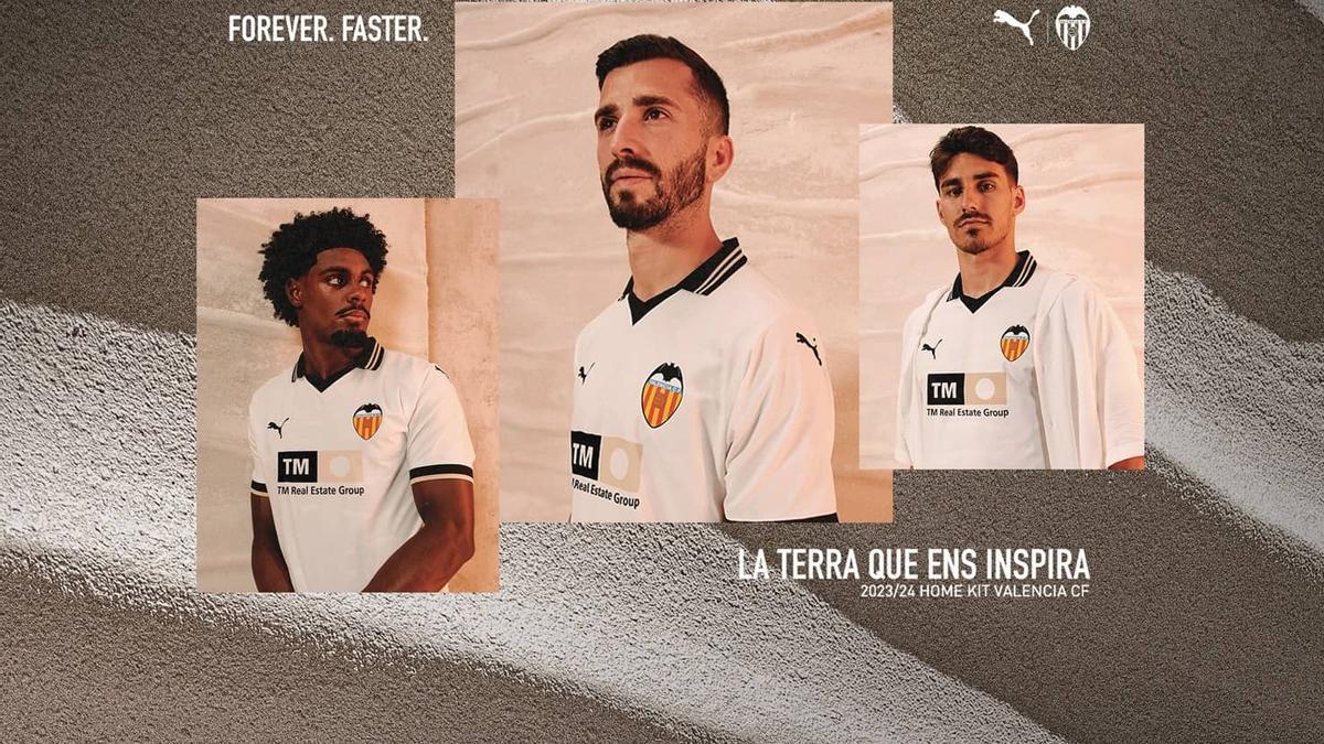 Así será la nueva camiseta del Valencia CF
