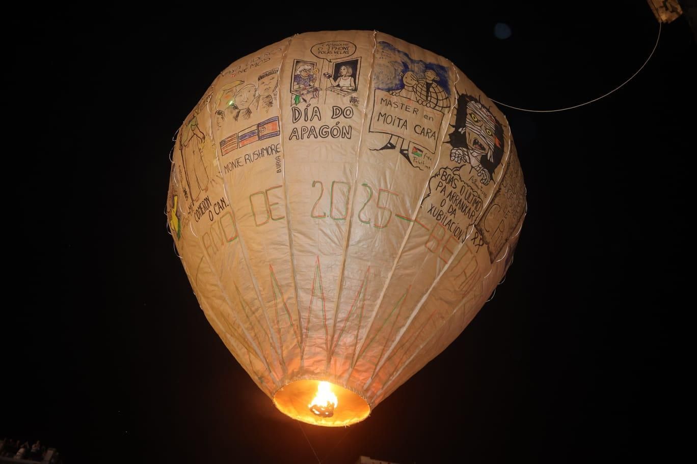 Vuelo perfecto del Globo de Betanzos por su 150 aniversario