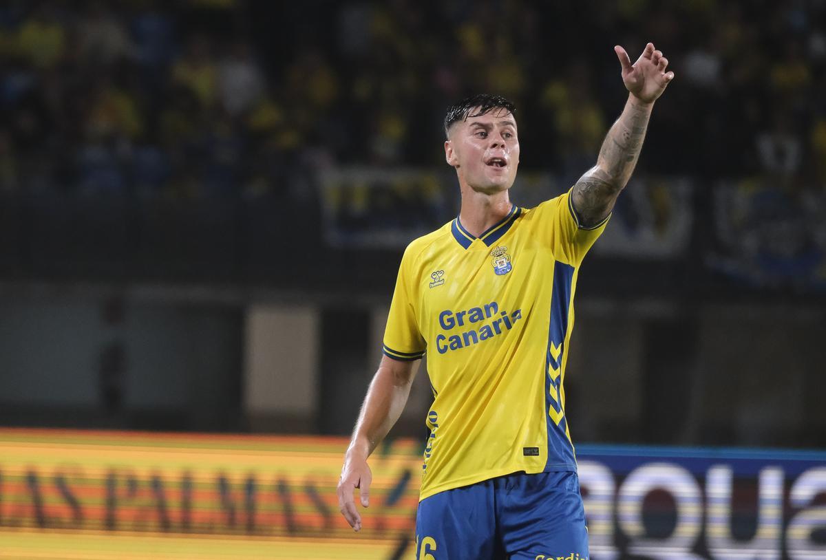 Sergio Barcia, en un lance de un pulso de este curso.