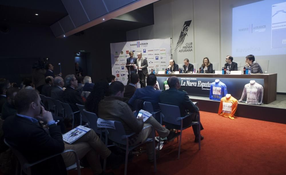 Presentación de la Vuelta a Asturias en el Club Prensa Asturiana