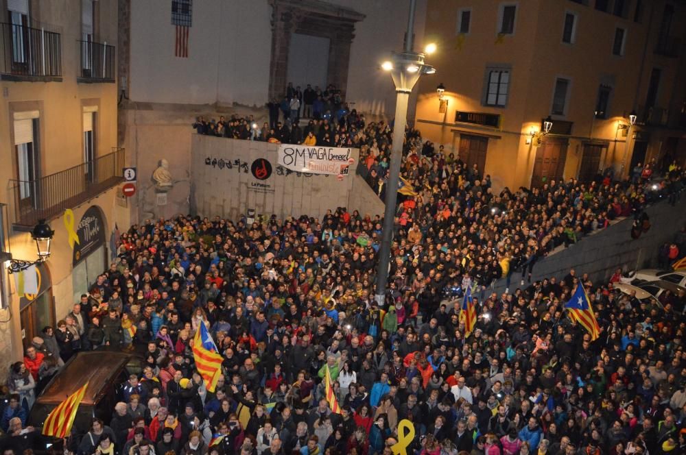 Berga omple els carrers amb una de les mobilitzaci