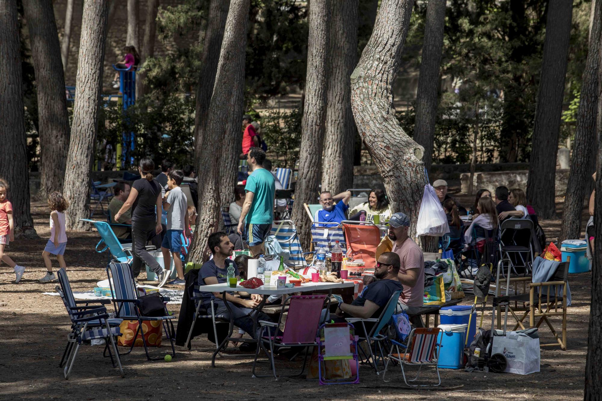 El Parc d San Vicent de Lliria vuelve a llenarse de familias dos años depués