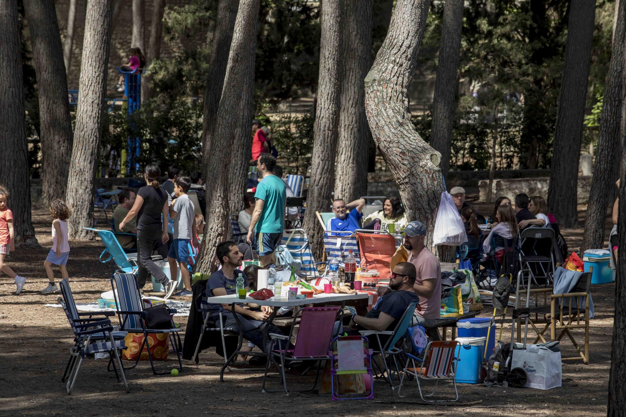 El Parc d San Vicent de Lliria vuelve a llenarse de familias dos años depués