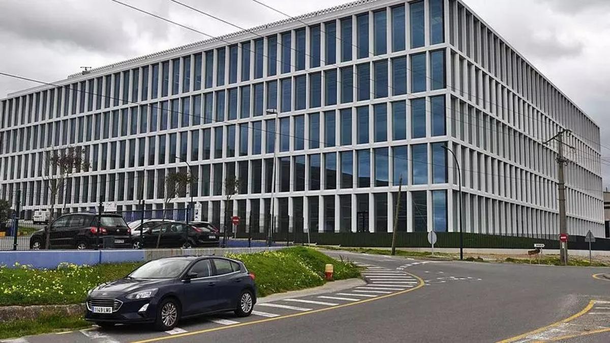 Edificio construido por Inditex en su sede de Sabón en 2021.