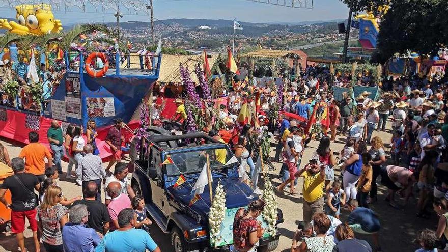 Celebración de las fiestas en honor a San Campio el año pasado.  // Marta G. Brea