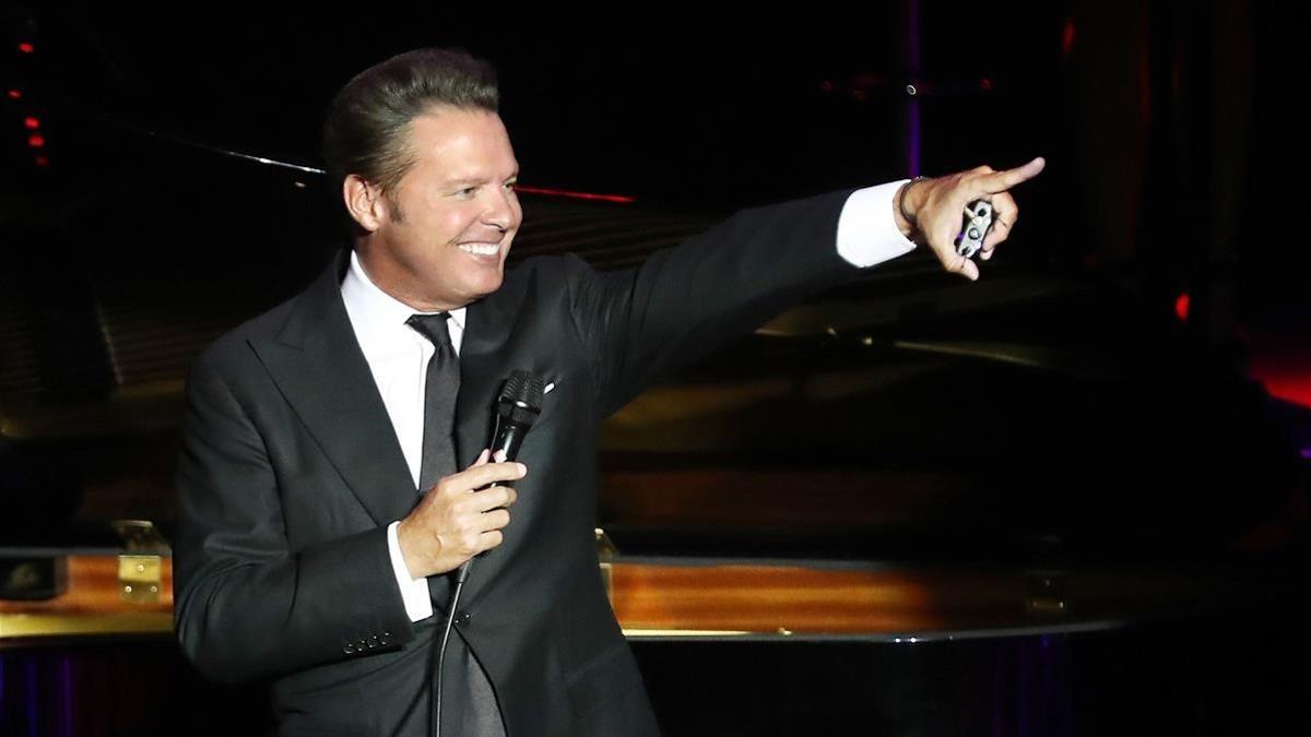 Luis Miguel, en su actuación del viernes por la noche en Cap Roig