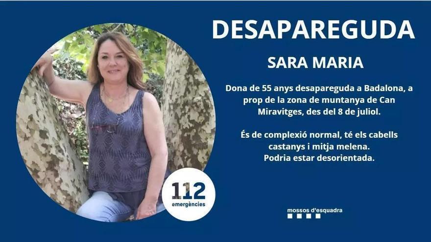 Els Mossos d'Esquadra busquen Sara Maria, desapareguda el 8 de juliol a Badalona