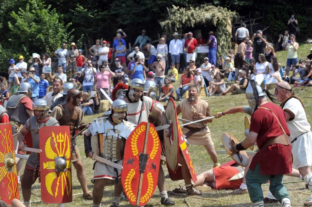 Batalla entre astures y romanos en Carabanzo