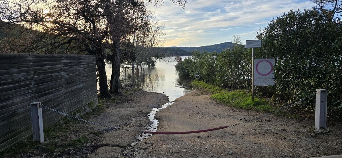 El pantà de Darnius-Boadella, aquest dilluns