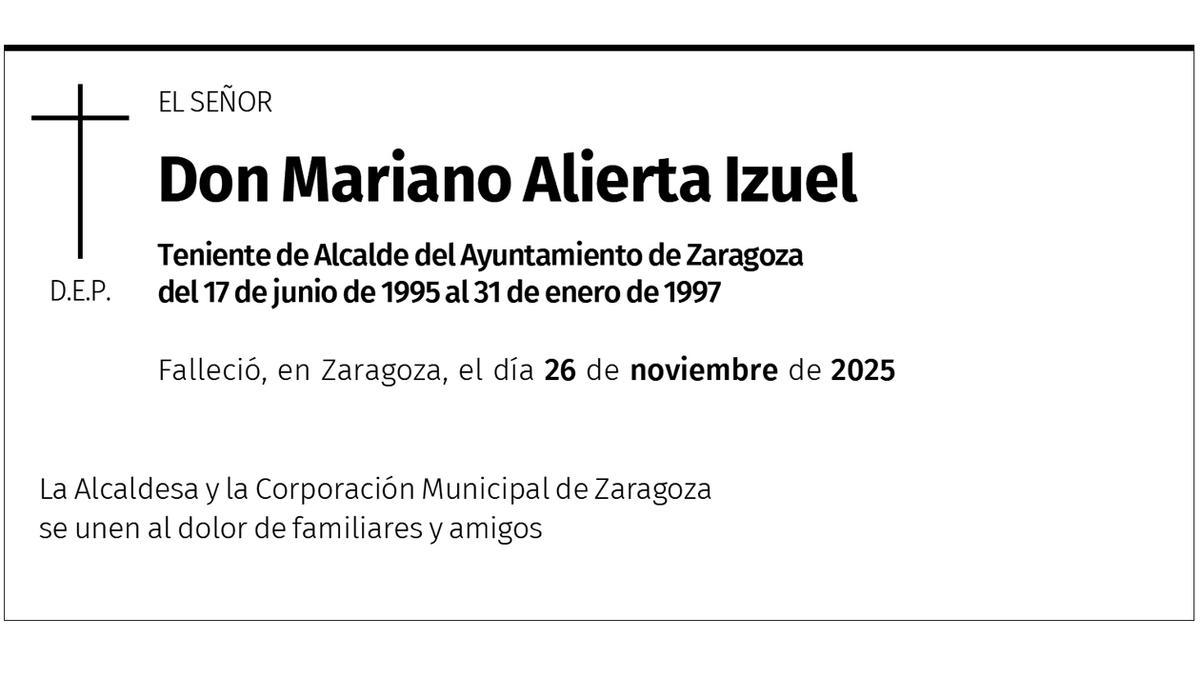 Mariano Alierta Izquel.