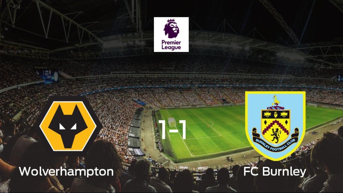 El Wolverhampton Wanderers empata ante el Burnley (1-1)