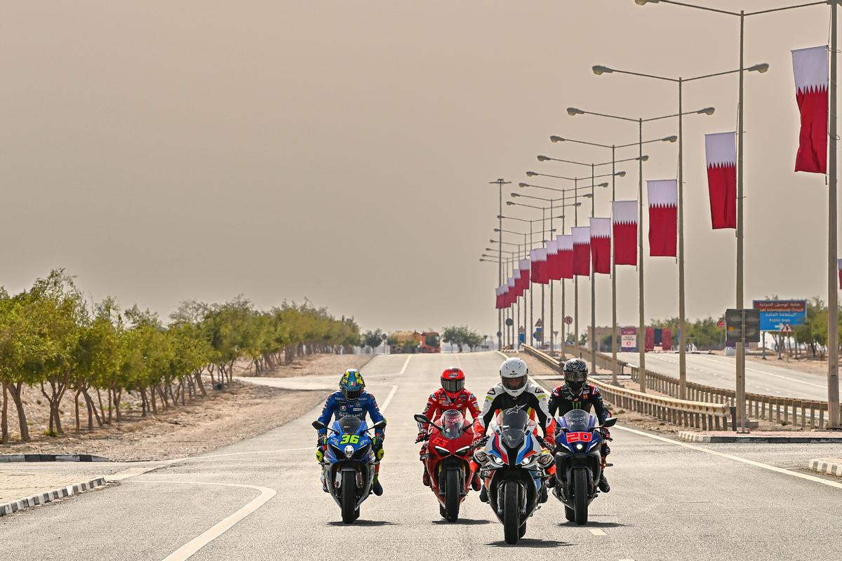 MotoGP estrena el estadio del Mundial de fútbol de Catar 2022 MotoGP estrena el estadio del Mundial de fútbol de Catar 2022