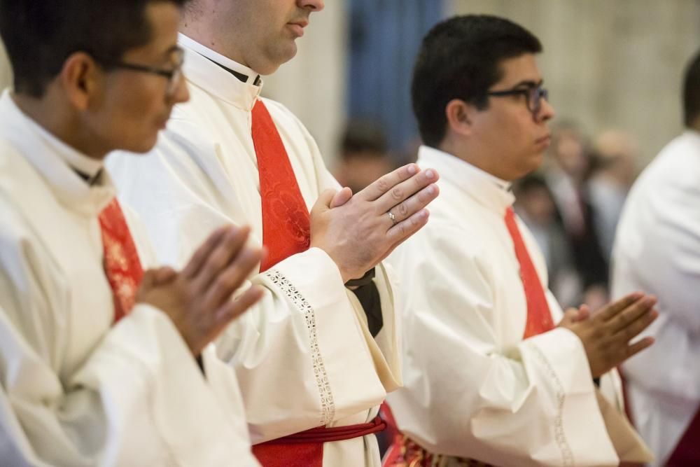 Ordenación de nuevos sacerdotes en la Catedral