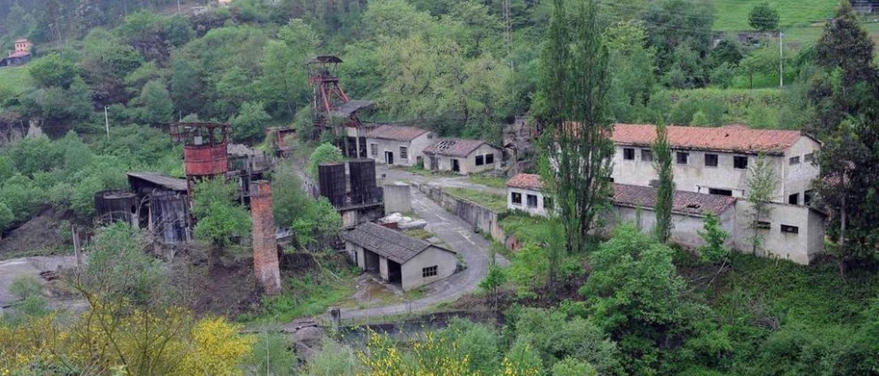 La mina de El Tarronal, en Mieres.