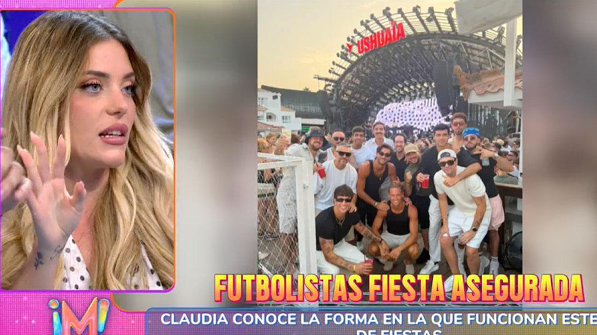 Claudia Rodríguez habla de futbolistas en 'De lunes a viernes'
