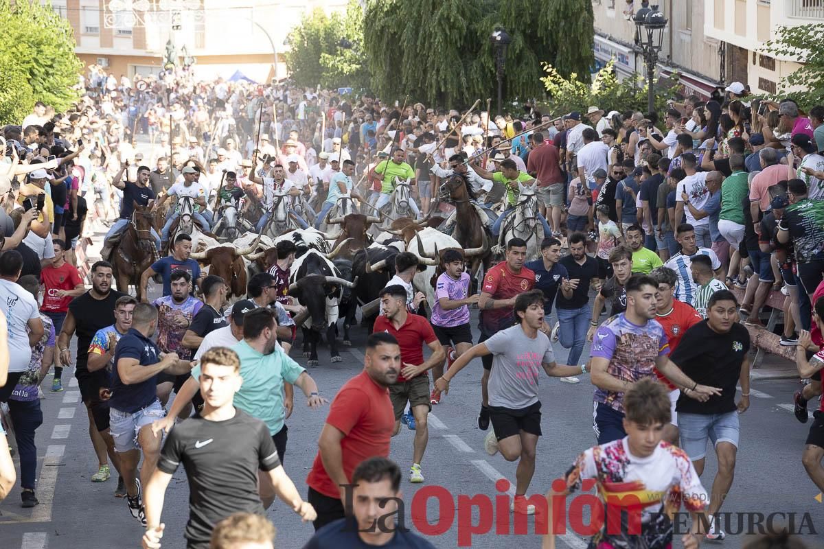 El segundo encierro de las Fiestas de Moratalla se salda con un herido