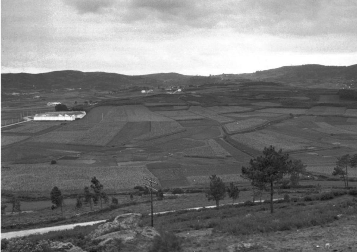 El terreno de Meicende, antes de la refinería. |  Ángel Blanco