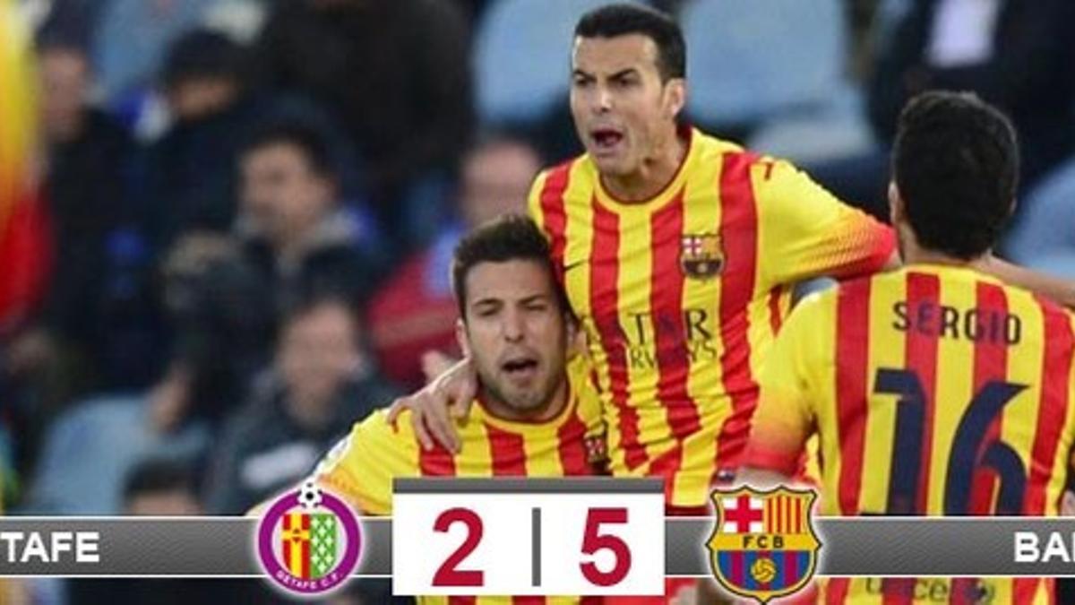Pedro lideró la remontada del Barça marcando tres goles, dando una asistencia y provocando un penalti