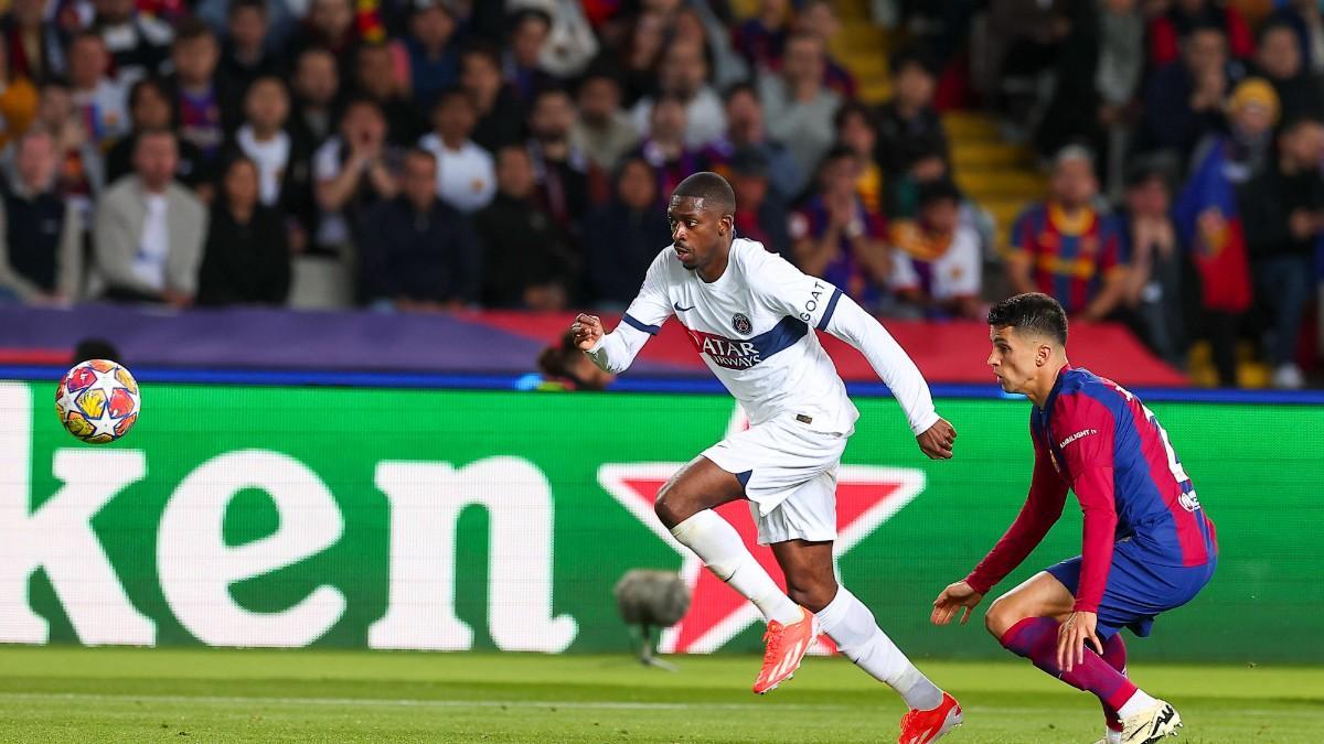 Dembelé superó a Cancelo