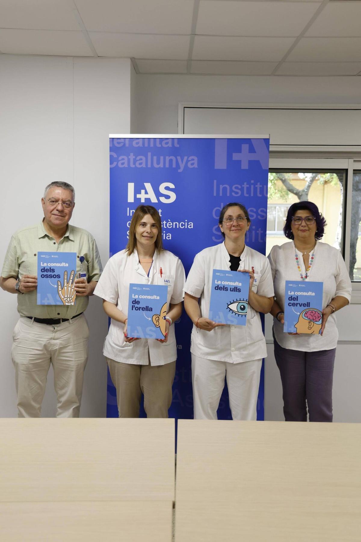 Salt. Hospital Santa Caterina. Presentacio del projecte Facil IAS, un programa pioner a Catalunya en l’accessibilitat de l’atencio sanitaria a les persones amb discapacitat intel·lectual.