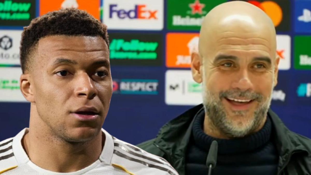 Guardiola prefiere no opinar sobre la recuperación de Mbappé: "Por cierto, no fue solo..."