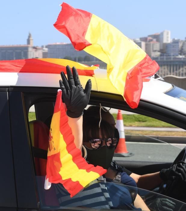 "Caravana por España y por la libertad" en Coruña