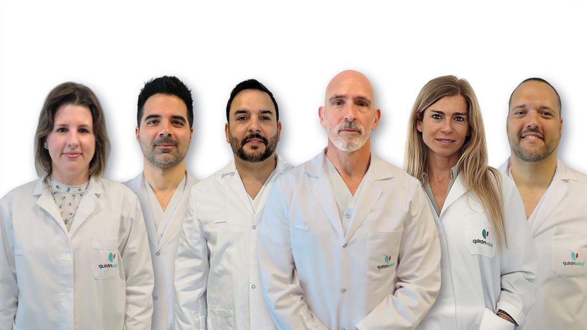 Equipo de Medicina Interna del hospital Quirónsalud