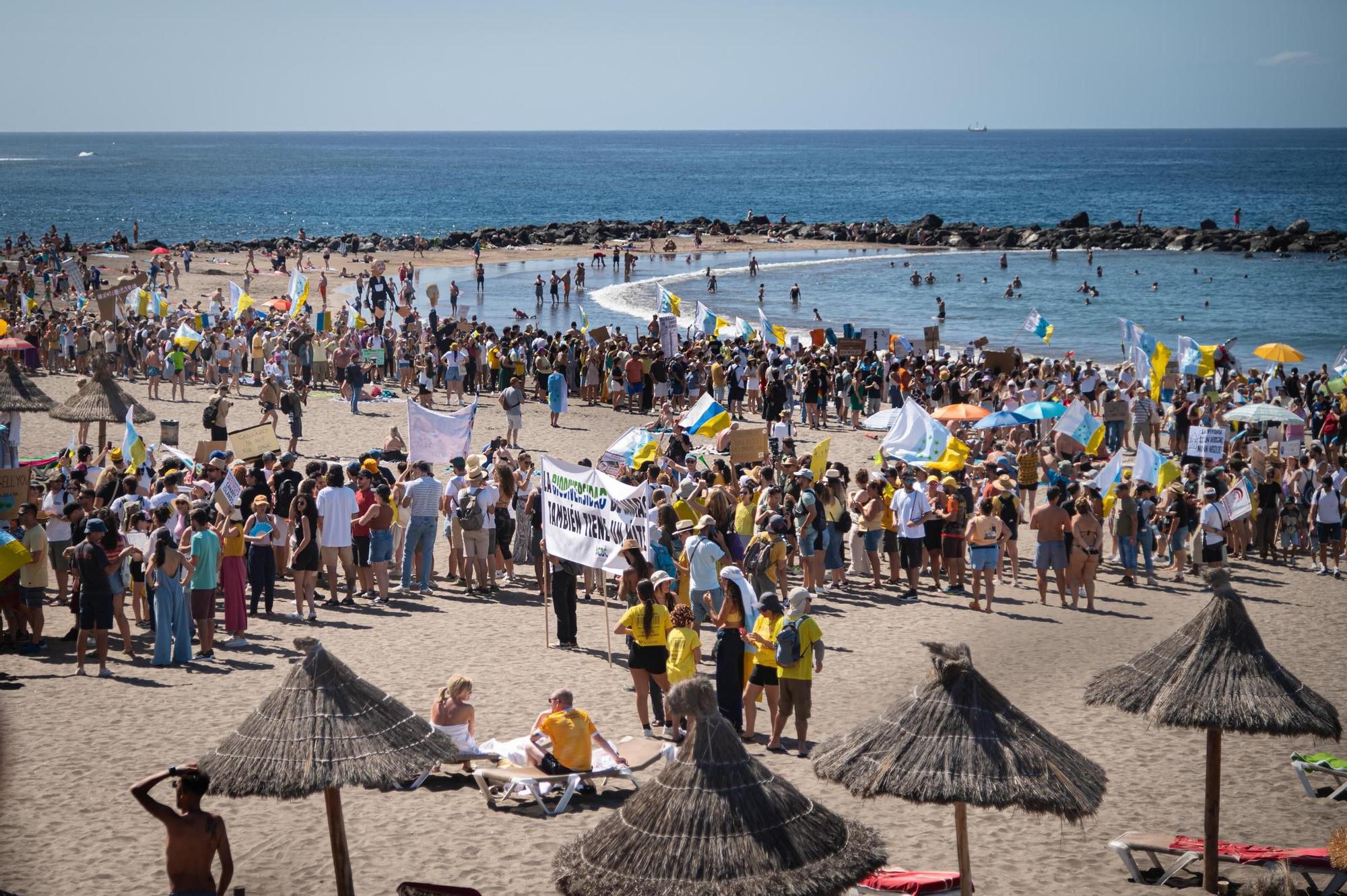 Todas las imágenes de la manifestación del 20-O en Tenerife