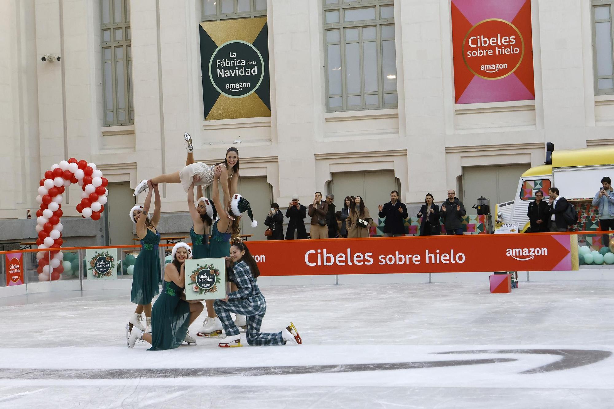 Amazon y Cibeles sobre hielo