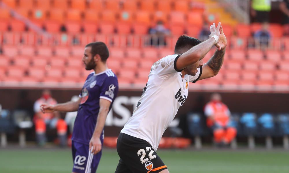 Las imágenes del Valencia CF - Valladolid