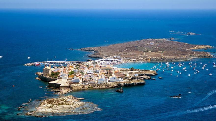 Imagen aérea de la Isla de Tabarca