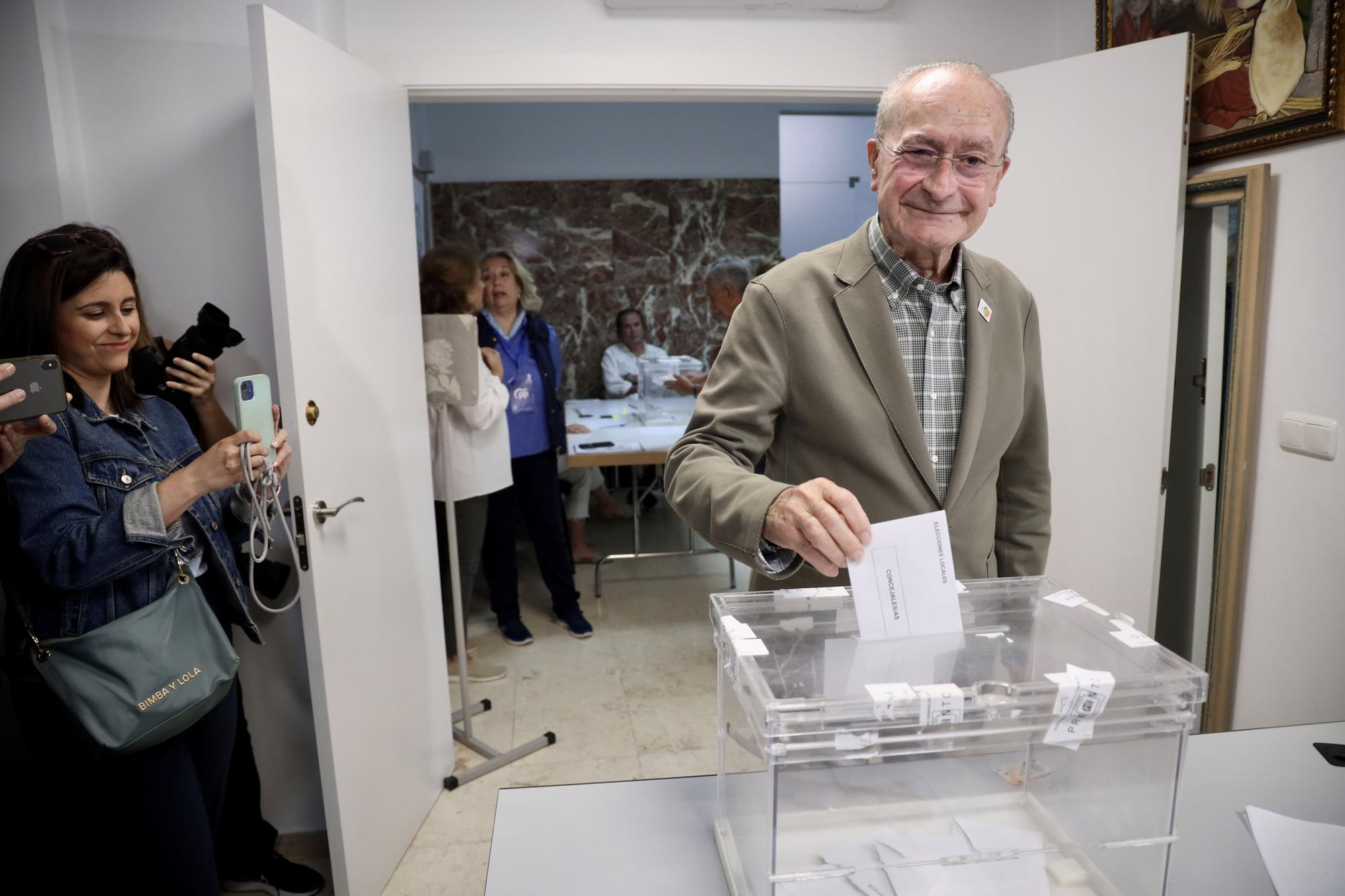 Elecciones municipales 28M | La jornada electoral de Málaga, en imágenes